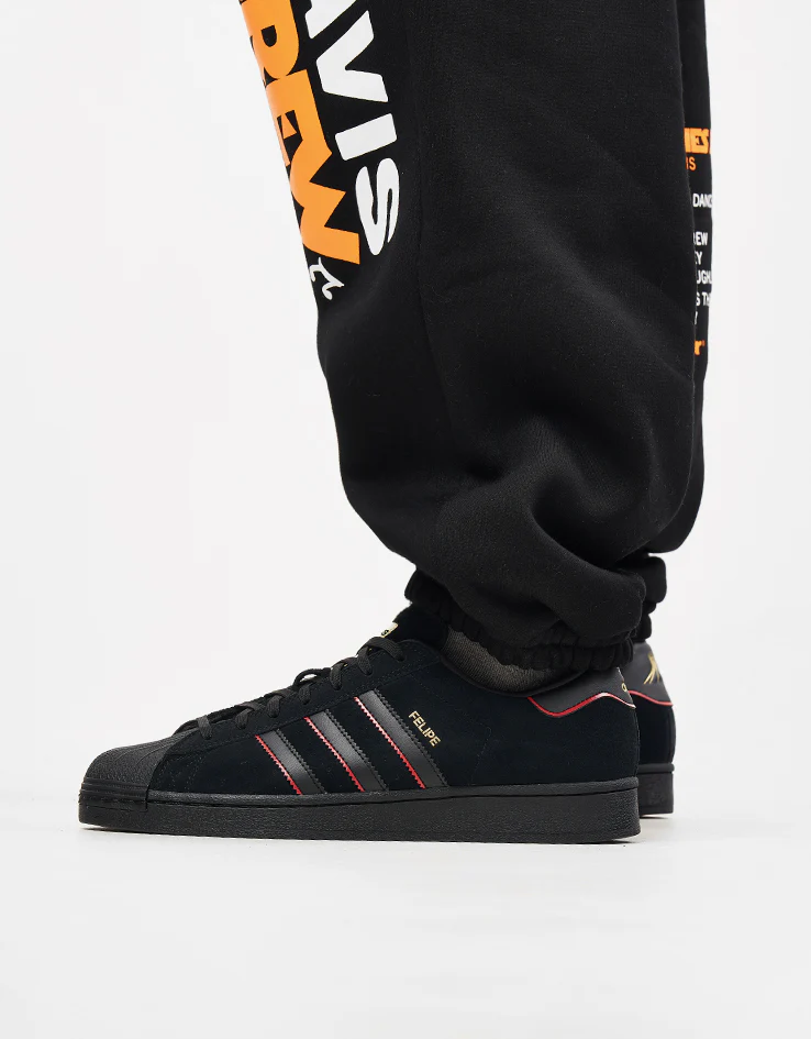 Butter Goods x Miles Davis Bitches Brew Sweatpants - Black - Image 8