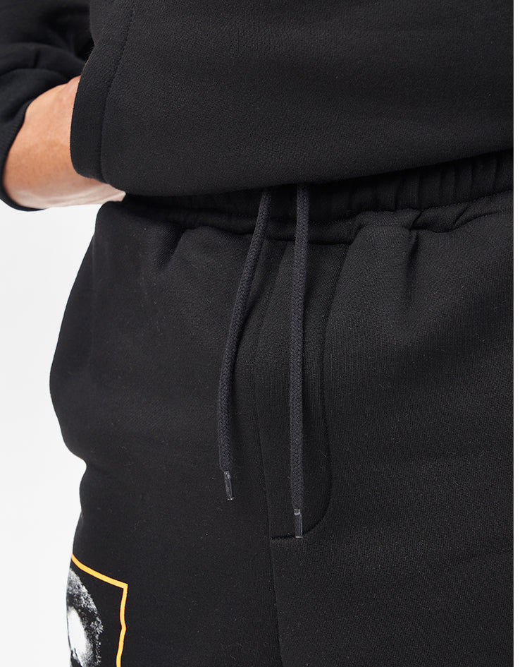 Butter Goods x Miles Davis Bitches Brew Sweatpants - Black - Image 9