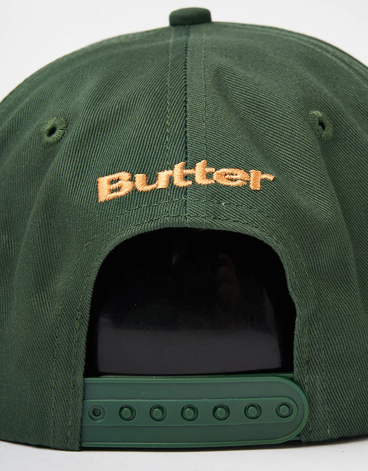Butter Goods x Miles Davis Doo-Bop 5 Panel Cap - Forest - Image 4