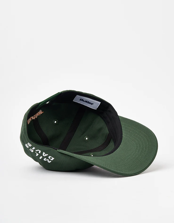 Butter Goods x Miles Davis Doo-Bop 5 Panel Cap - Forest - Image 6
