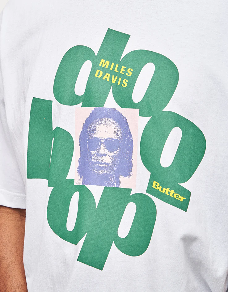 Butter Goods x Miles Davis Doo-Bop T-Shirt - White - Image 3