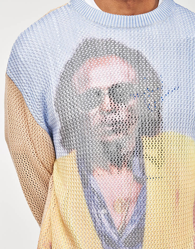 Butter Goods x Miles Davis Miles Knit Sweater - Cream - Image 3