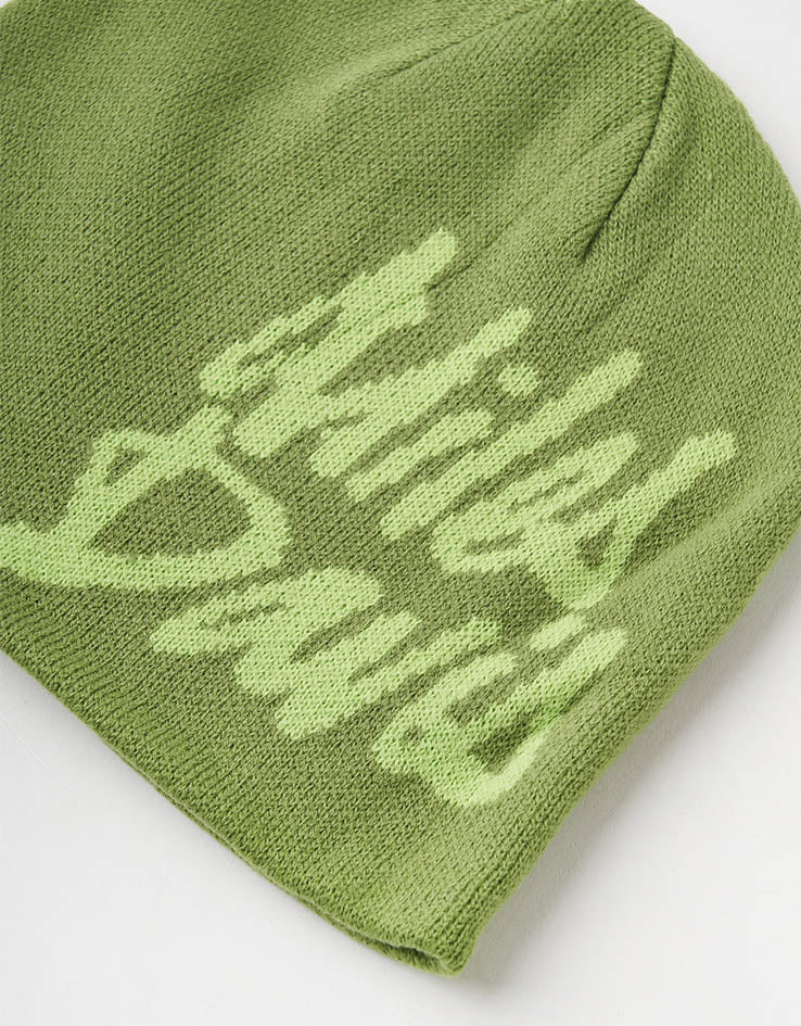 Butter Goods x Miles Davis Miles Skully Beanie - Moss - Image 2