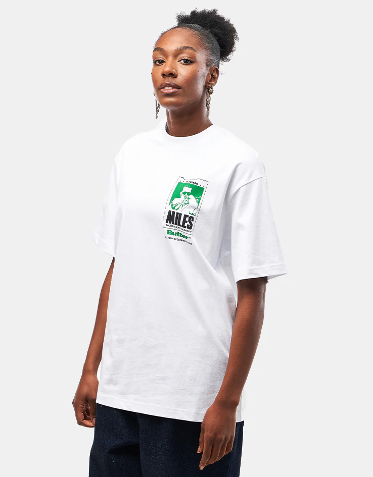 Butter Goods x Miles Davis Round About Midnight T-Shirt - White - Image 6