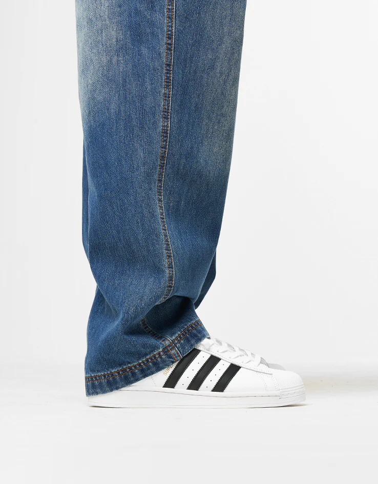 Butter Goods x Peanuts Spike Denim Jeans - Distressed Indigo - Image 7