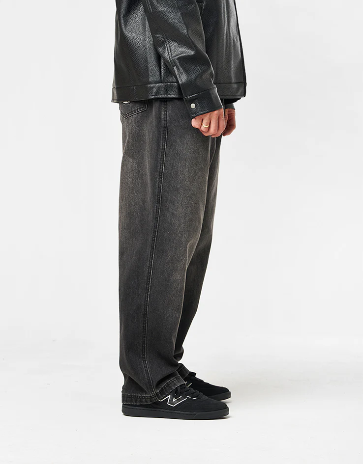 Butter Goods x Peanuts Spike Denim Jeans - Faded Black - Image 2