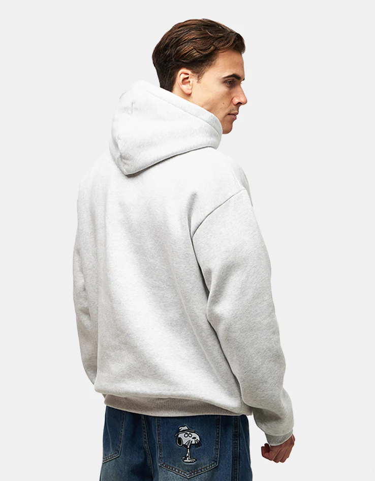 Butter Goods x Peanuts Spike Logo Pullover Hoodie - Ash - Image 2