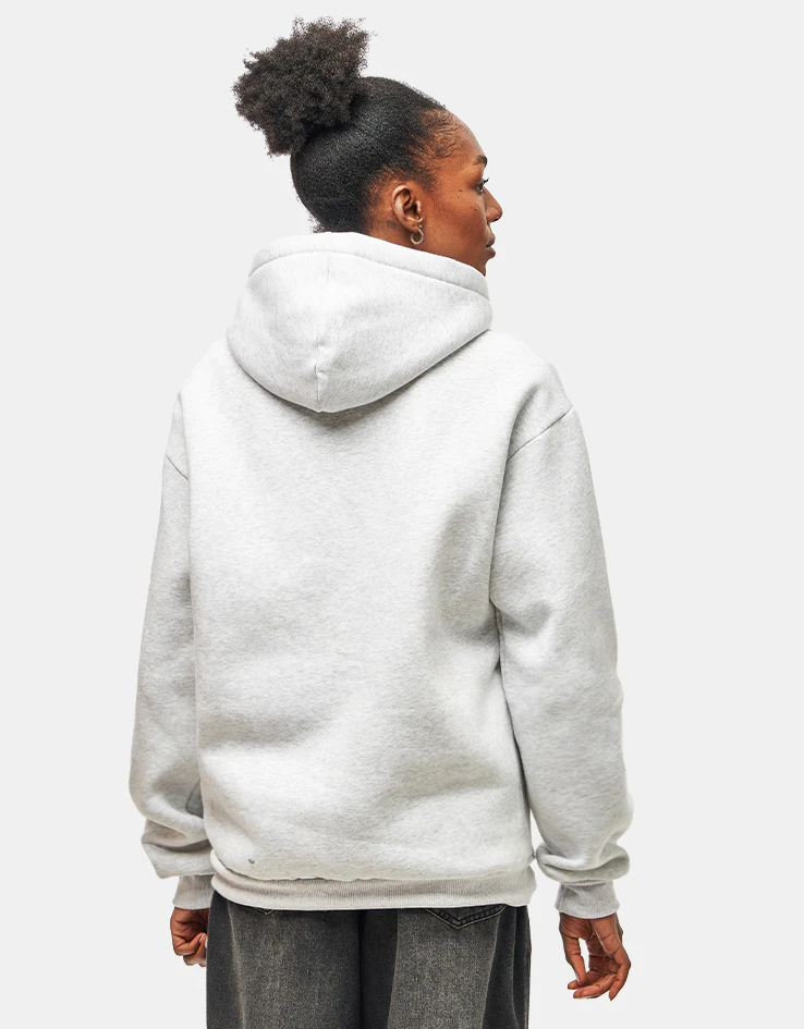 Butter Goods x Peanuts Spike Logo Pullover Hoodie - Ash - Image 5