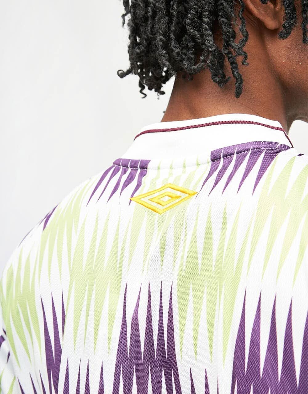 Butter Goods x Umbro Optical Jersey - Grape/Volt - Image 5