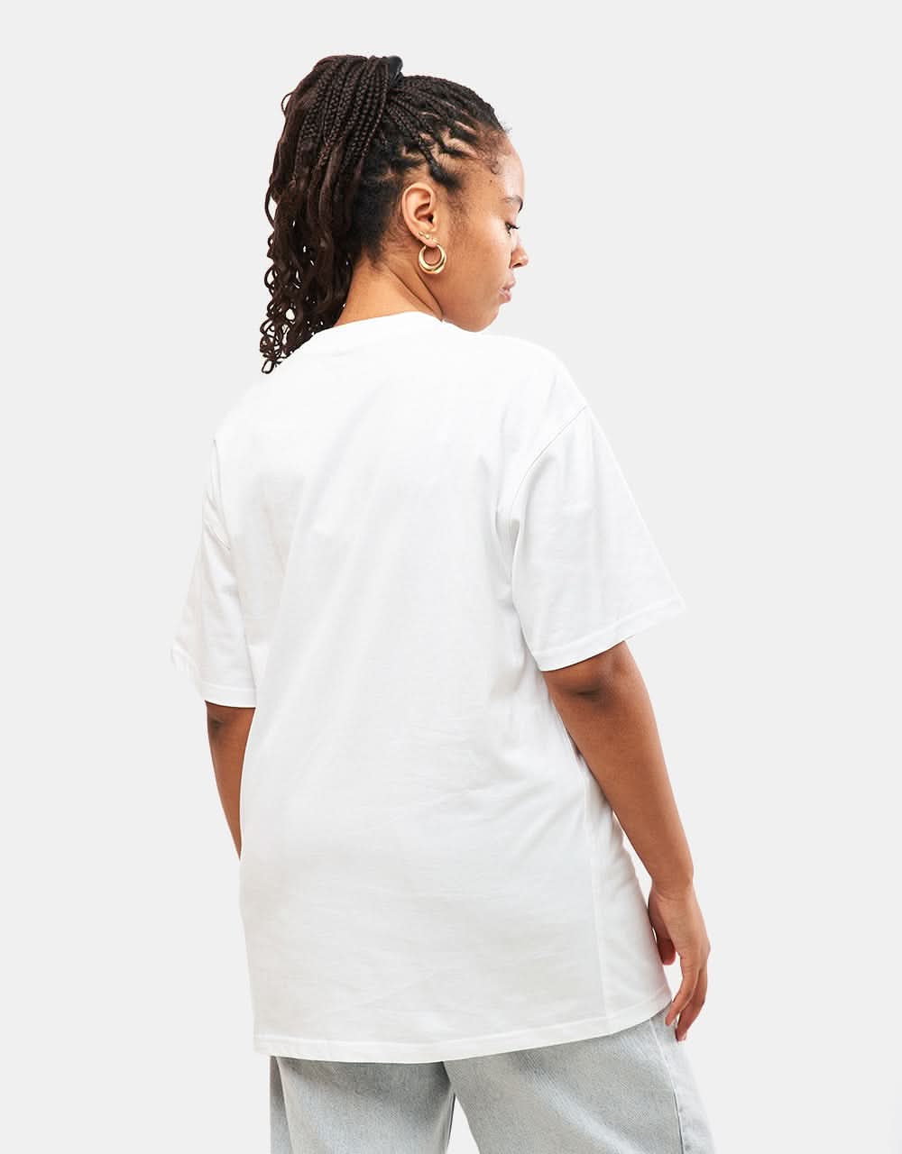 Carhartt WIP S/S American Script T-Shirt - White - Image 5