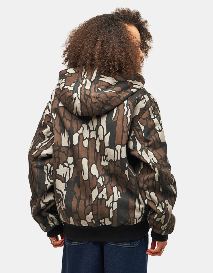 Carhartt WIP 50 Years Anniversary Reversible OG Active Jacket Canvas - Hamilton Brown/Camo Tree Bark (Rinsed) - Image 18