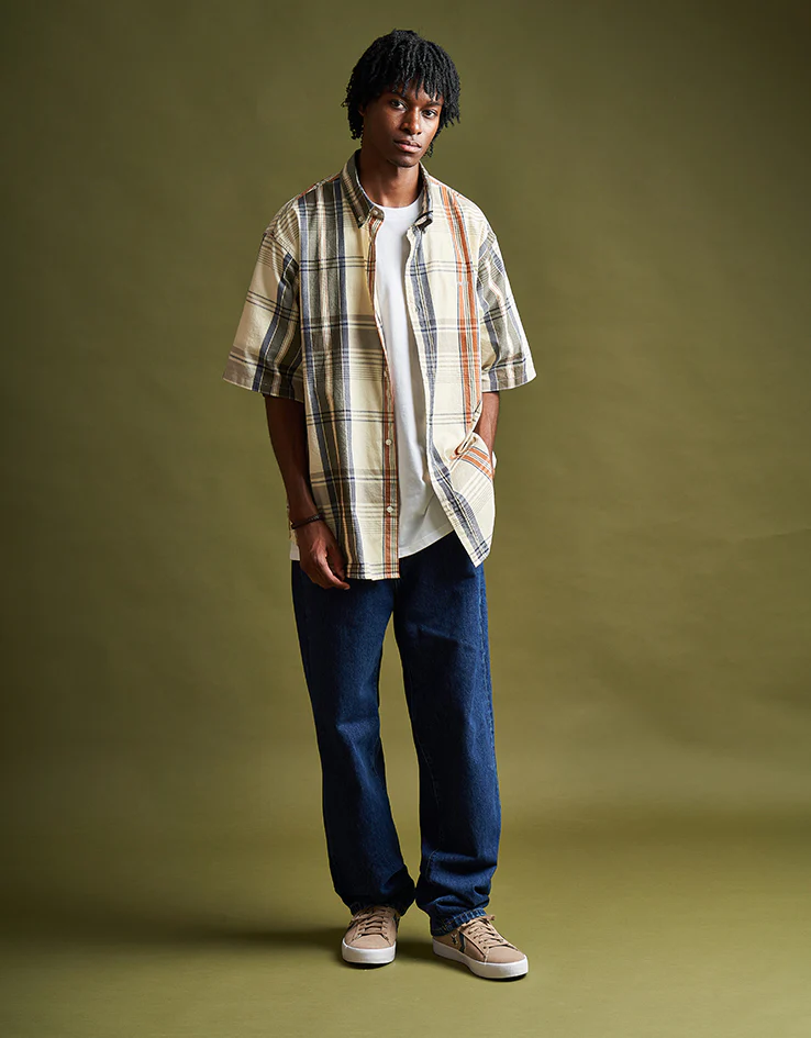 Carhartt WIP Aaron Pant - Blue (Stone Washed) - Image 2