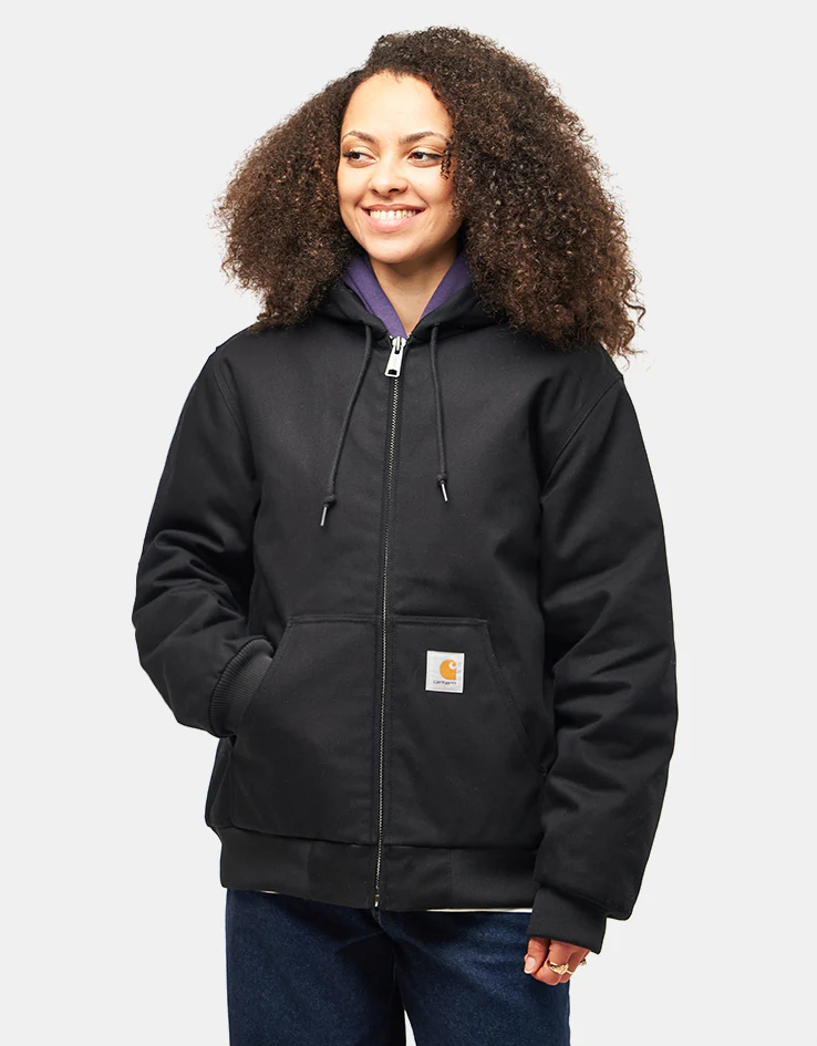 Carhartt WIP Active Jacket - Black 'Rigid' (Winter) - Image 10
