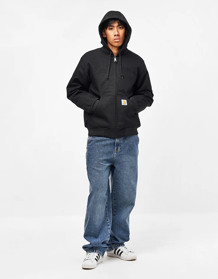 Carhartt WIP Active Jacket - Black 'Rigid' (Winter) - Image 8