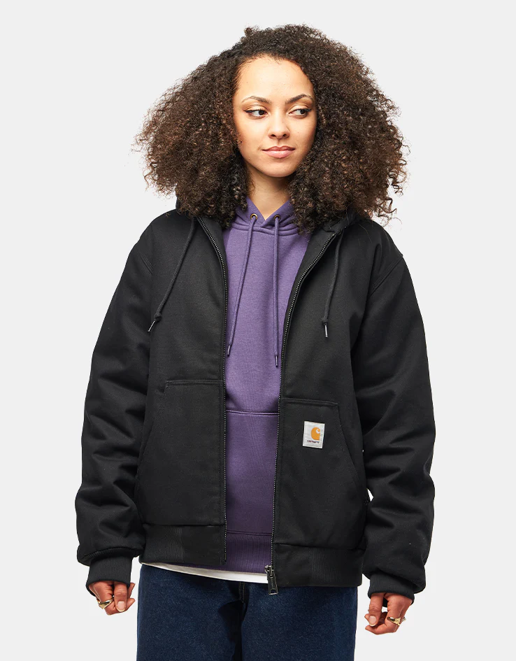 Carhartt WIP Active Jacket - Black 'Rigid' (Winter) - Image 9