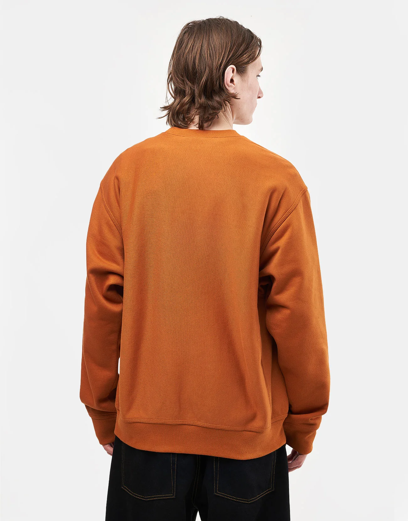 Carhartt WIP American Script Sweatshirt - Sienna - Image 3