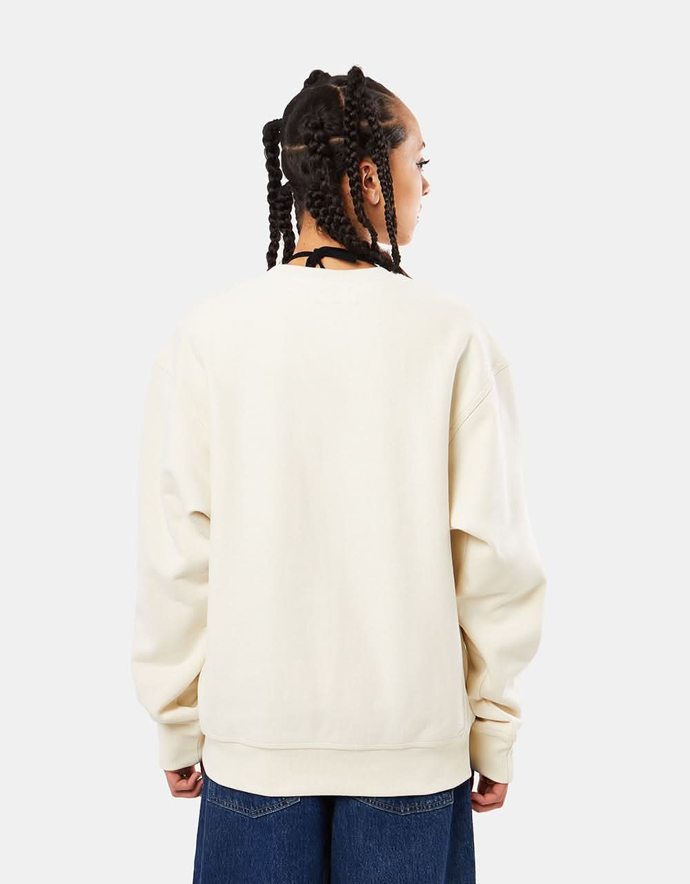 Carhartt WIP American Script Sweatshirt - Natural - Image 6