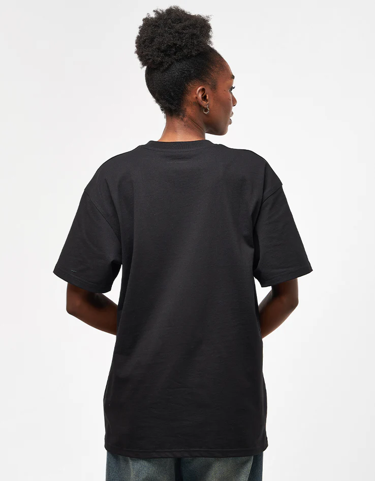 Carhartt WIP S/S American Script T-Shirt - Black - Image 5