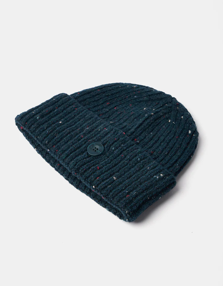 Carhartt WIP Anglistic Beanie - Speckled Deep Lagoon - Image 3