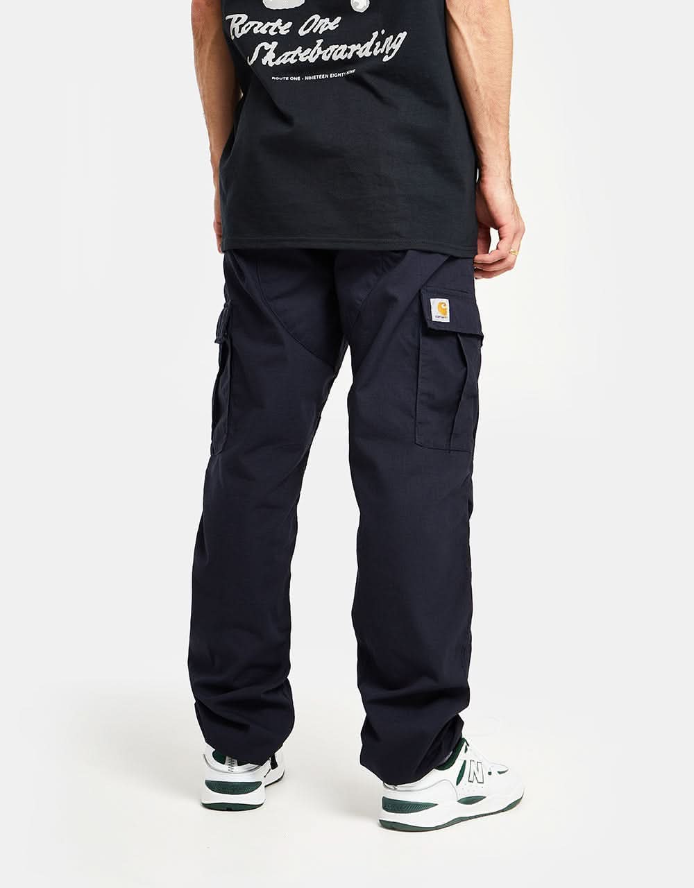 Carhartt WIP Aviation Pant - Dark Navy (Rinsed) - Image 3