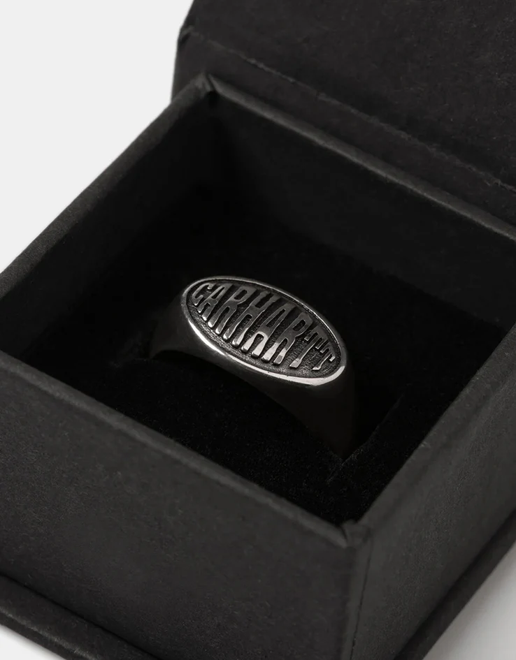 Carhartt WIP Big Time Ring - Silver - Image 2