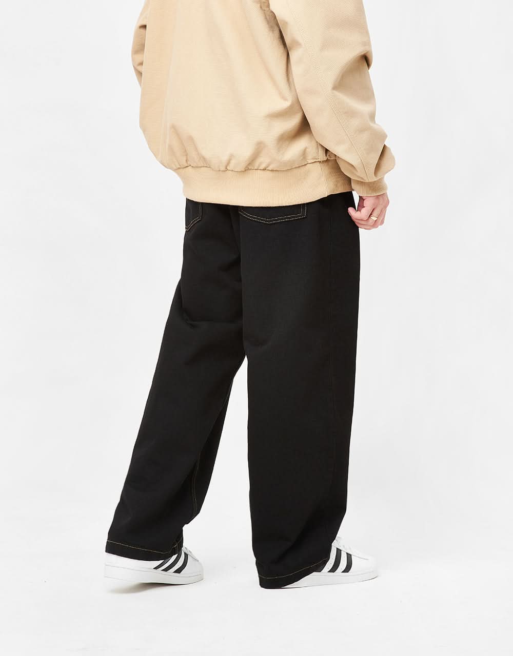 Carhartt WIP Brandon Pant - Black (Rinsed) - Image 5