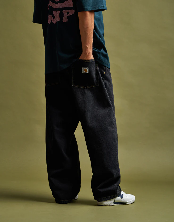 Carhartt WIP Brandon Pant - Black (Stone Washed)