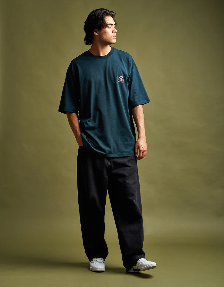 Carhartt WIP Brandon Pant - Black (Stone Washed) - Image 2