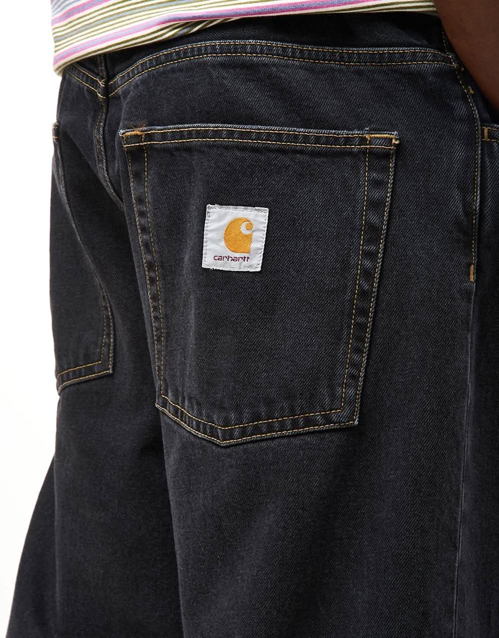 Carhartt WIP Brandon Pant - Black (Stone Washed) - Image 6