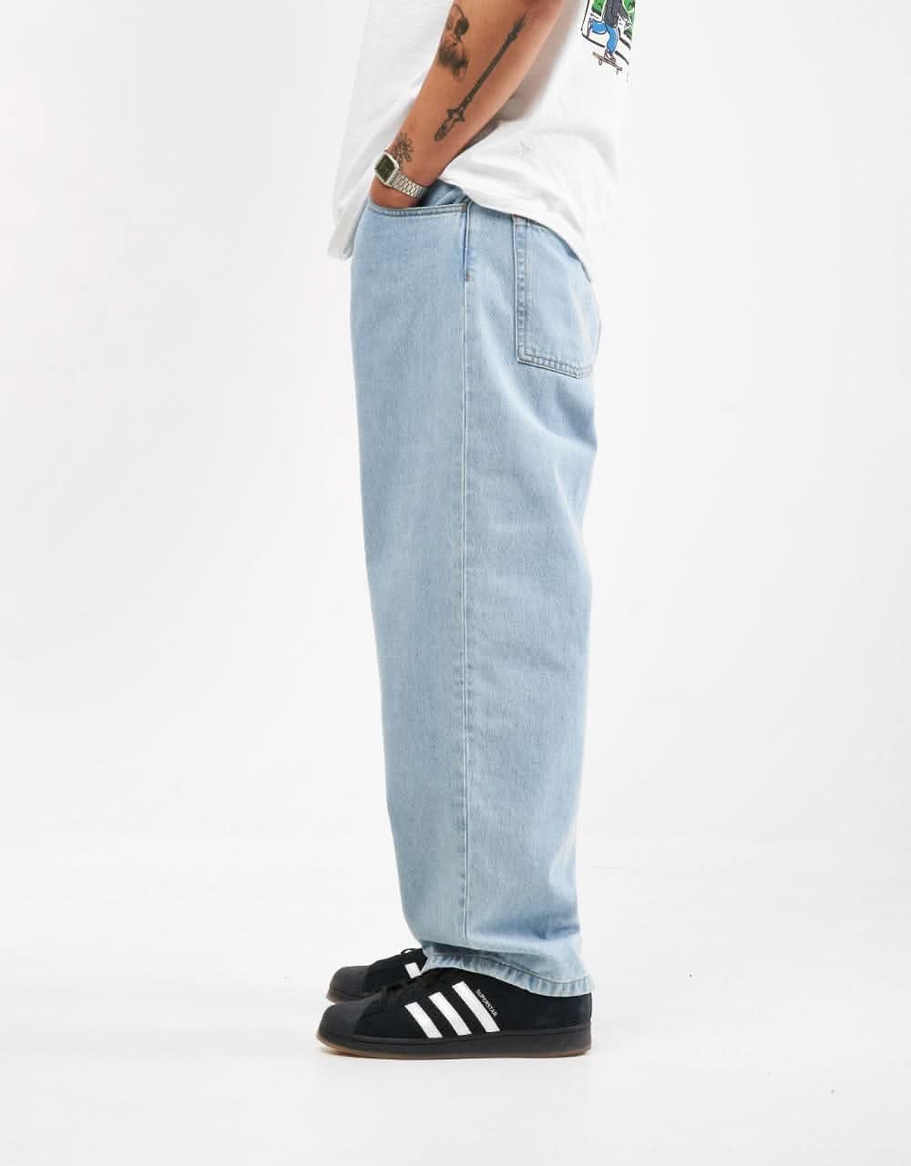 Carhartt WIP Brandon Pant - Blue (Heavy Stone Bleached) - Image 5