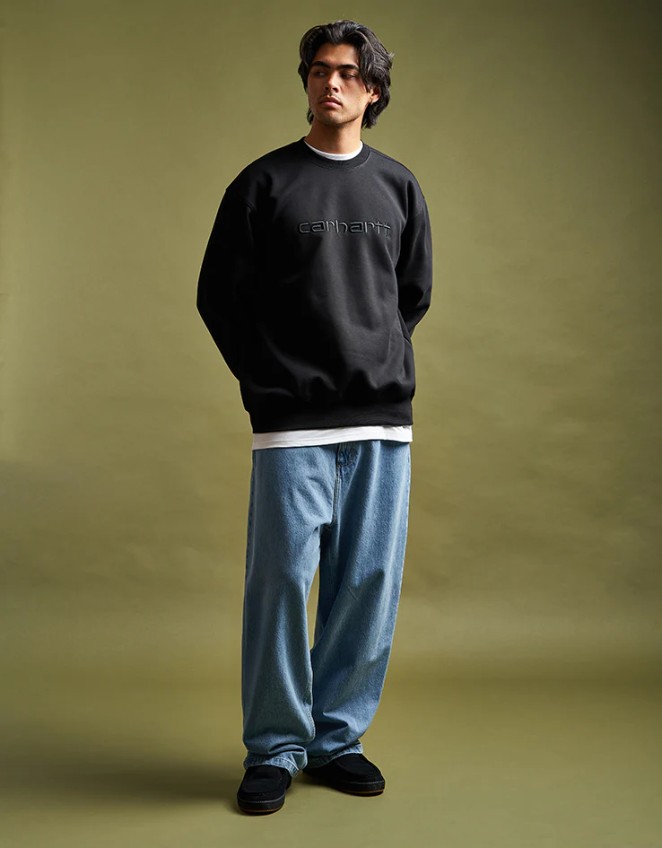 Carhartt WIP Brandon Pant - Blue (Stone Bleached) - Image 2