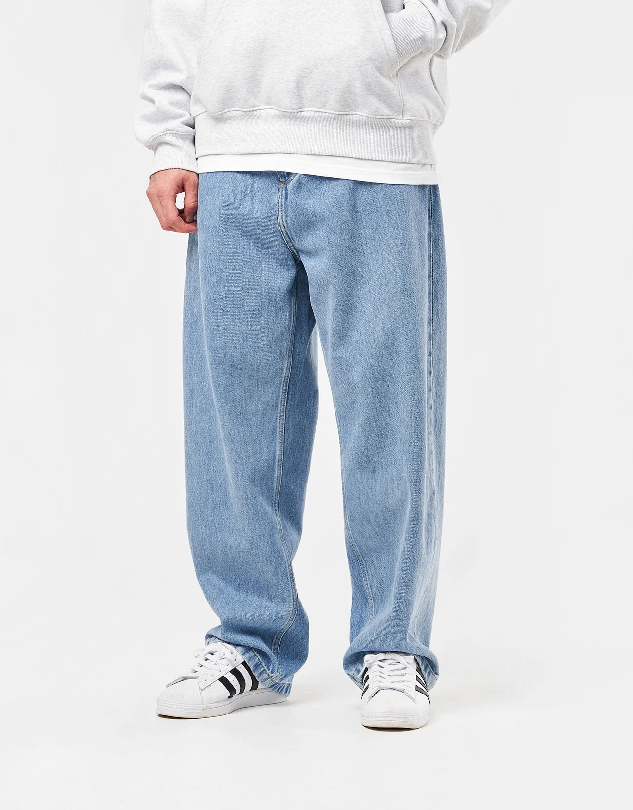 Carhartt WIP Brandon Pant - Blue (Stone Bleached) - Image 5