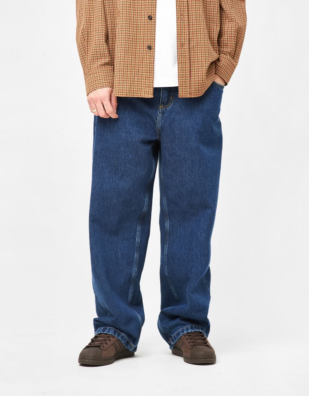 Carhartt WIP Brandon Pant - Blue (Stone Washed) - Image 3