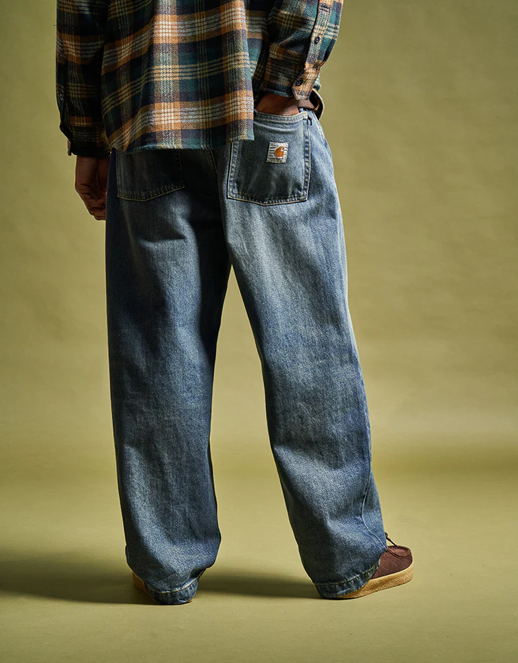 Carhartt WIP Brandon Pant - Blue (Worn Used Wash) - Image 11