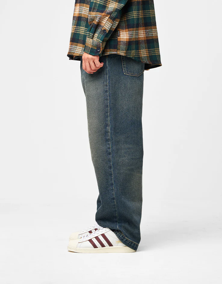 Carhartt WIP Brandon Pant - Blue (Worn Used Wash) - Image 5