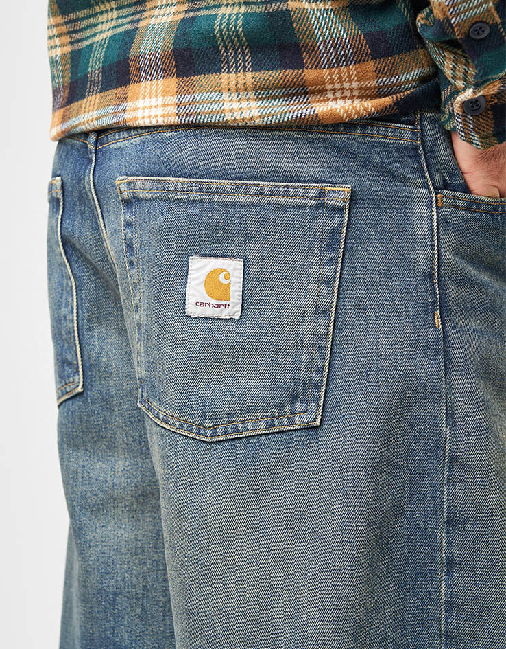 Carhartt WIP Brandon Pant - Blue (Worn Used Wash) - Image 6