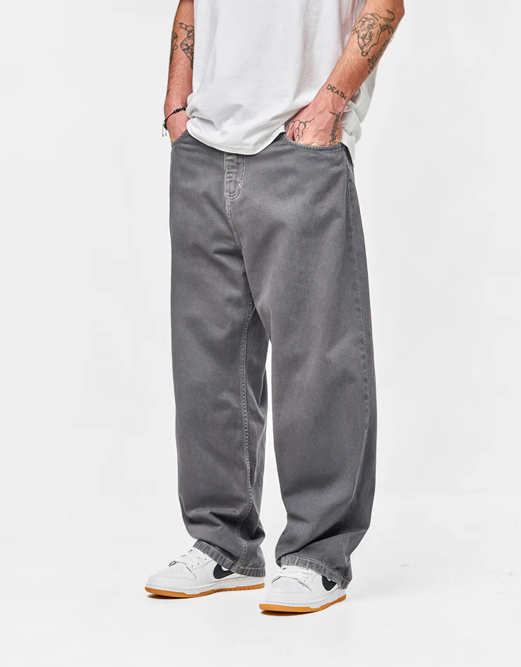 Carhartt WIP Brandon Pant - Graphite (Stone Dyed) - Image 2