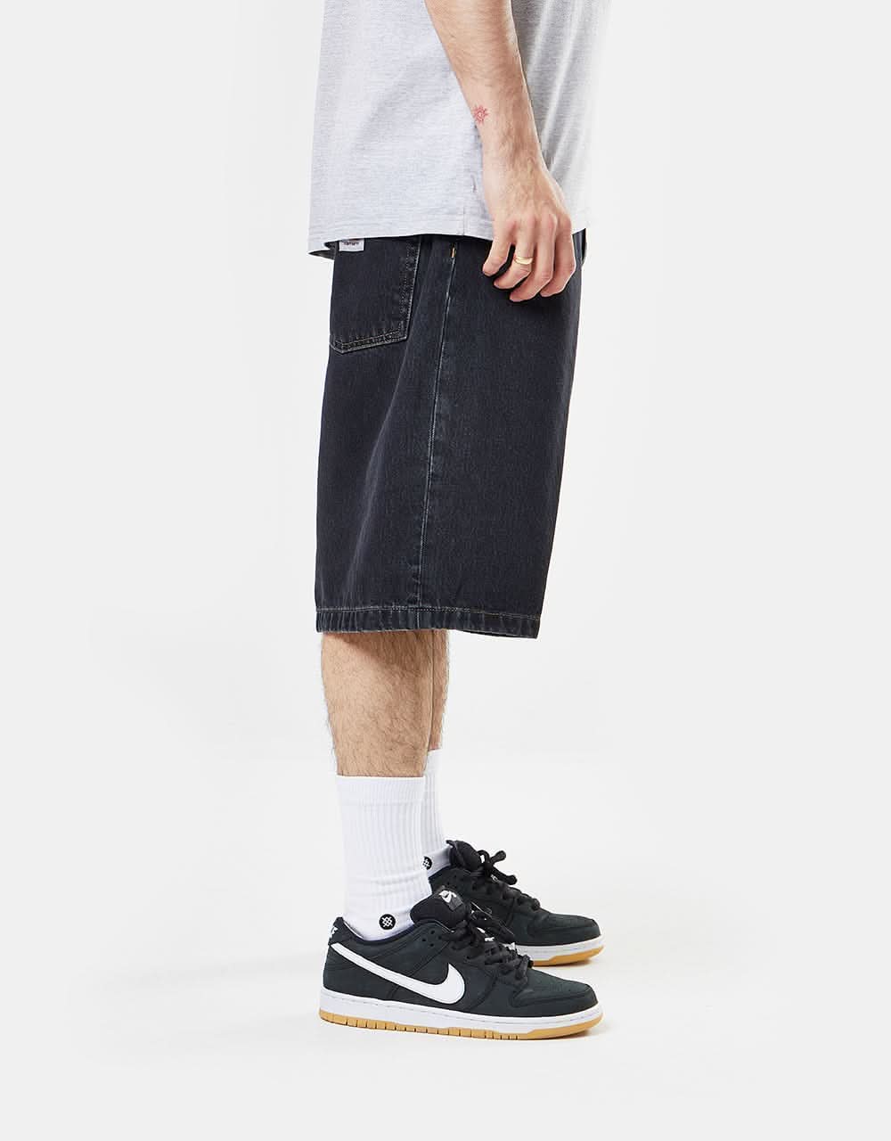 Carhartt WIP Brandon Shorts - Black (Stone Washed) - Image 4