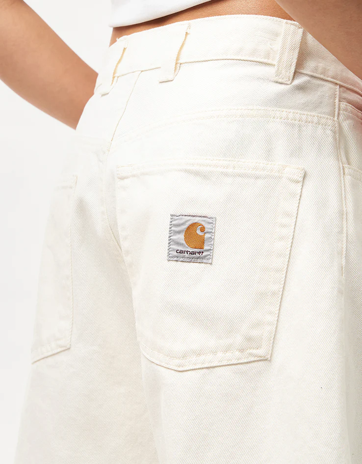 Carhartt WIP Brandon Shorts - White (Rinsed) - Image 10