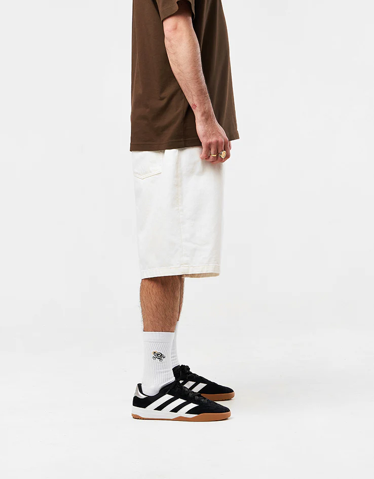 Carhartt WIP Brandon Shorts - White (Rinsed) - Image 2