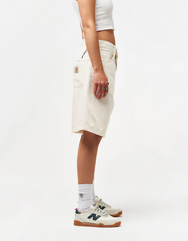 Carhartt WIP Brandon Shorts - White (Rinsed) - Image 8