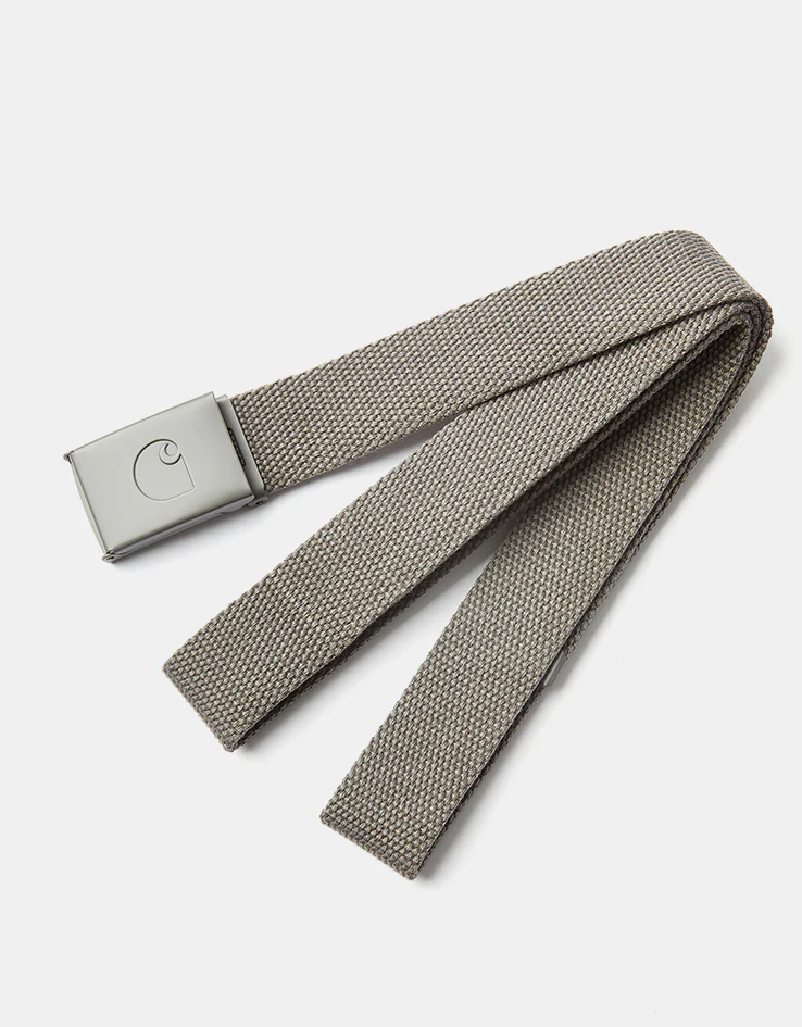 Carhartt WIP C-Logo Tonal Web Belt - Porphyry/White - Image 2