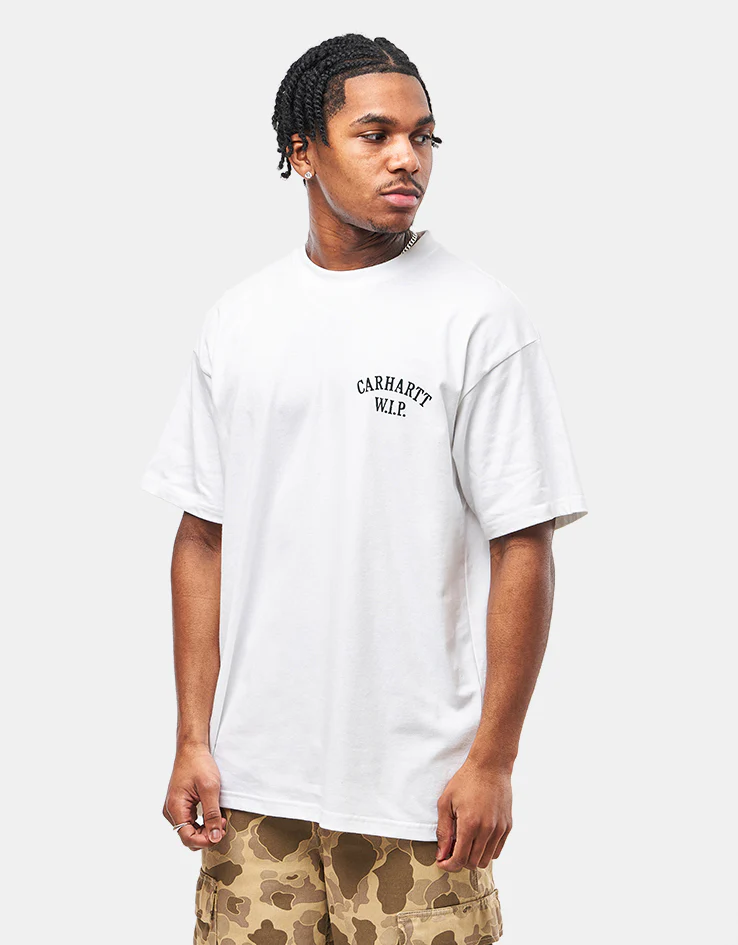 Carhartt WIP Cabinetry T-Shirt - White/Black - Image 2