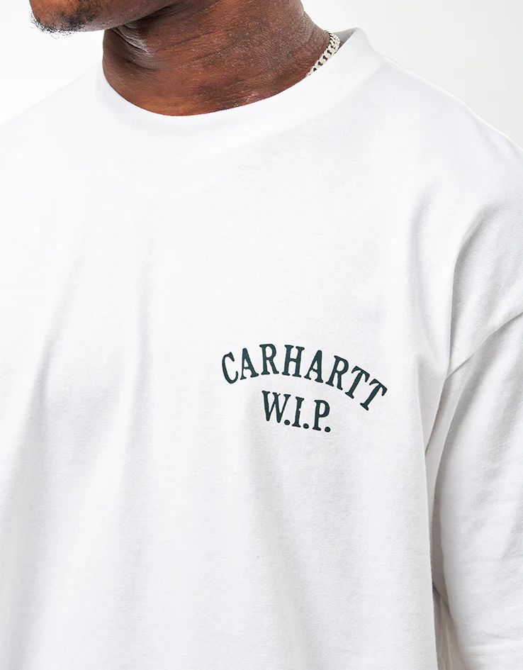 Carhartt WIP Cabinetry T-Shirt - White/Black - Image 4