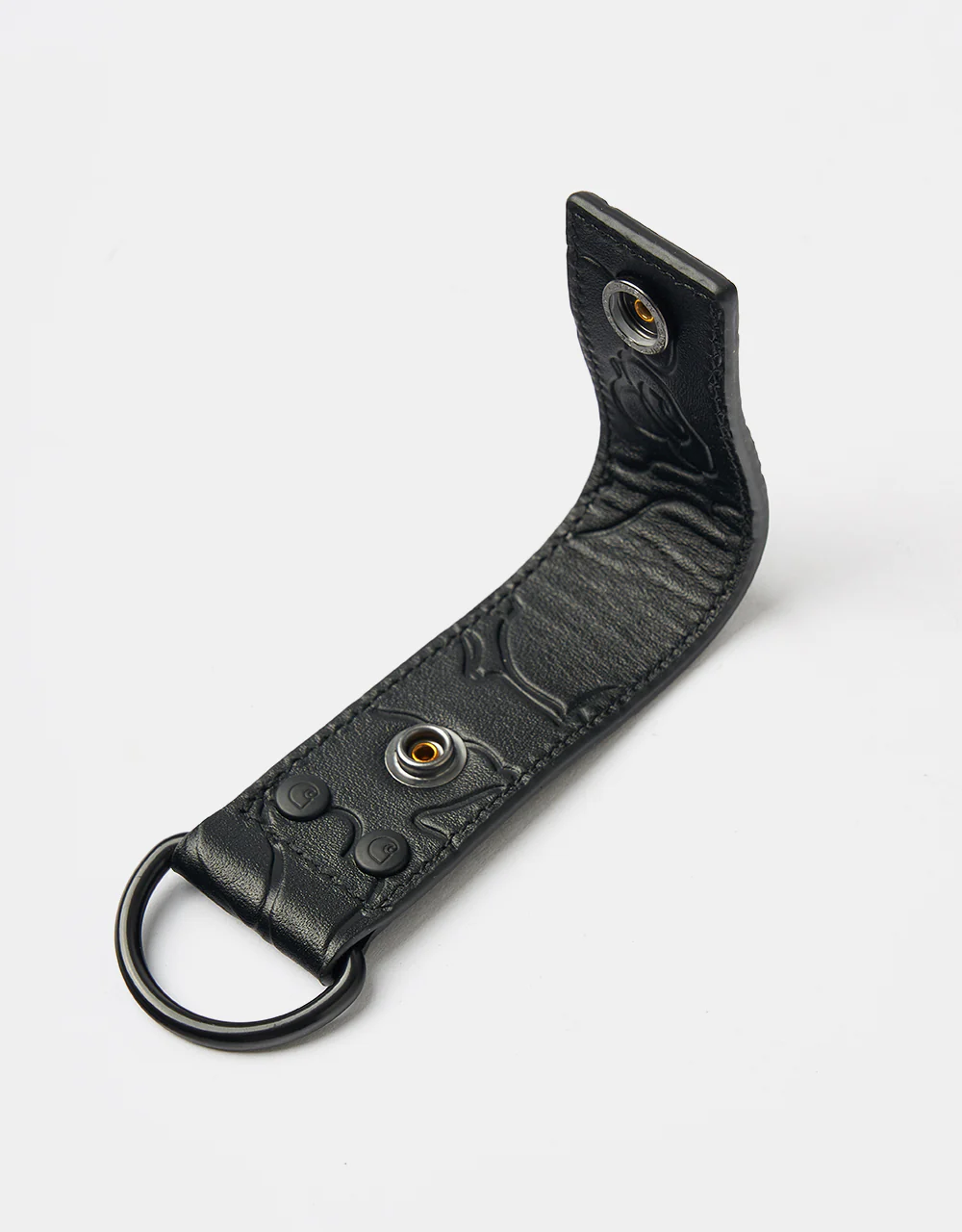 Carhartt WIP Camo Duck Keyholder - Black/Black - Image 4