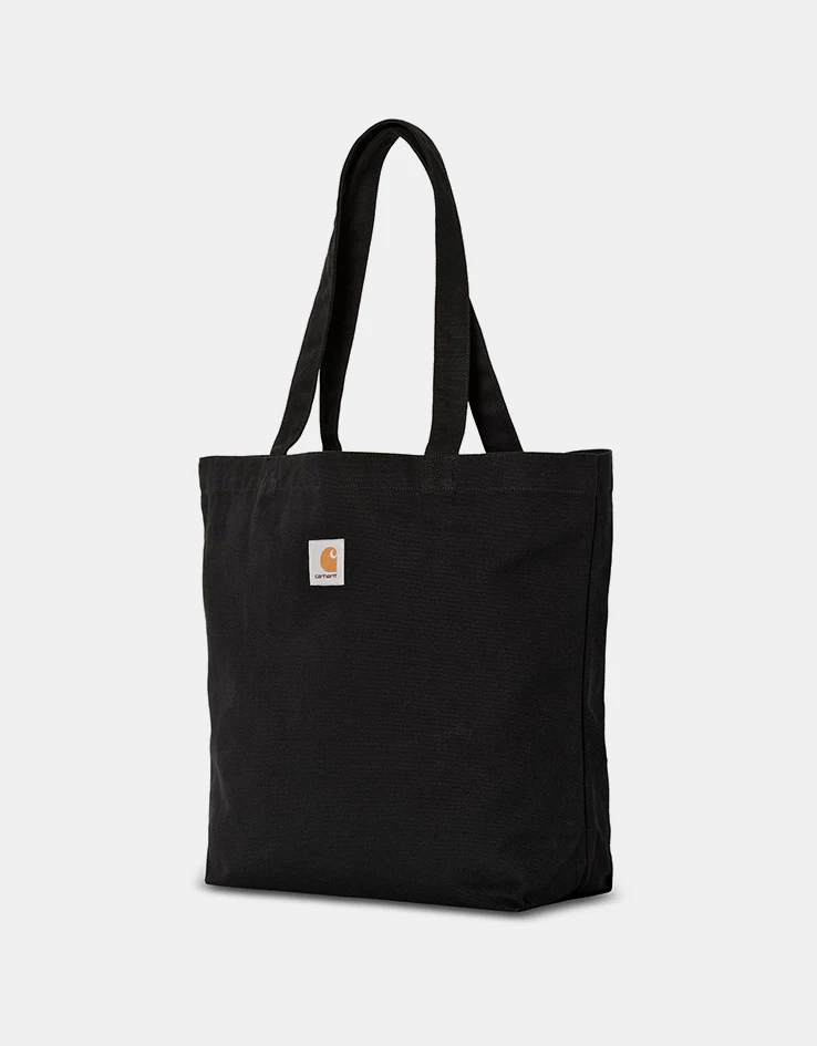 Carhartt WIP Canvas Graphic Tote - Wiptopia Print/Black - Image 2