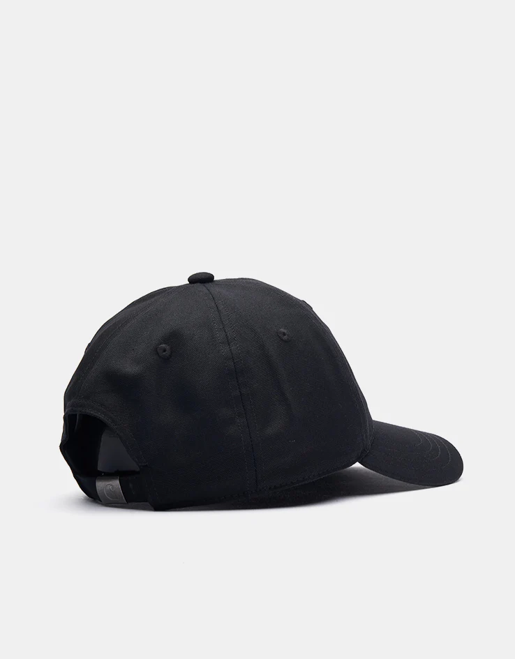 Carhartt WIP Canvas Script Cap - Black/White - Image 4