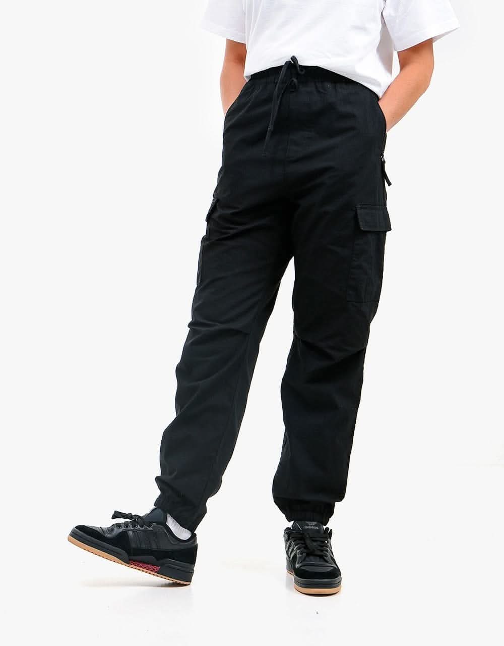Carhartt WIP Cargo Jogger - Black (Rinsed) - Image 8