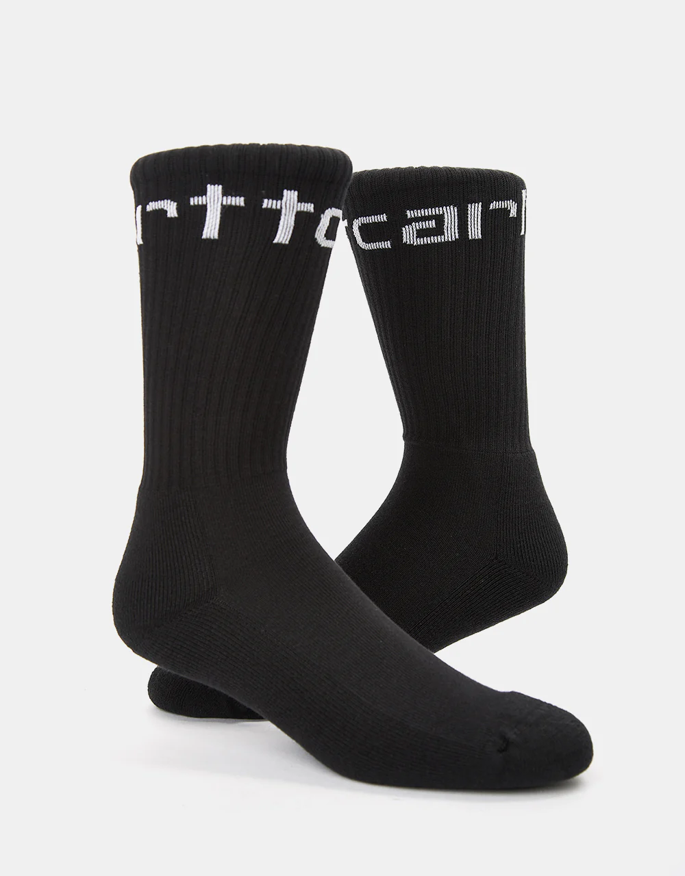 Carhartt WIP Carhartt Crew Socks - Black/White - Image 3