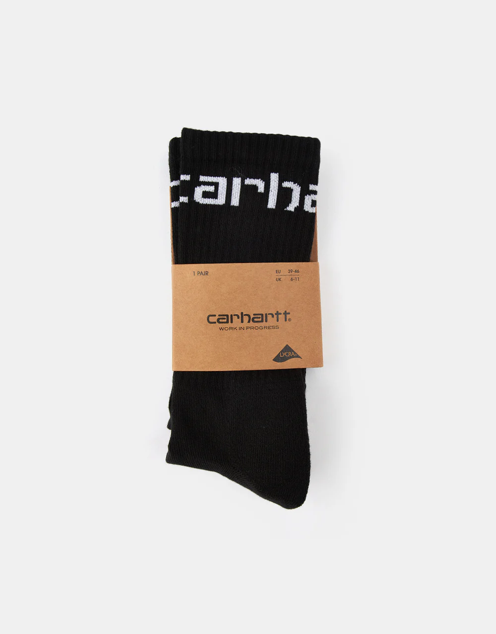 Carhartt WIP Carhartt Crew Socks - Black/White - Image 4